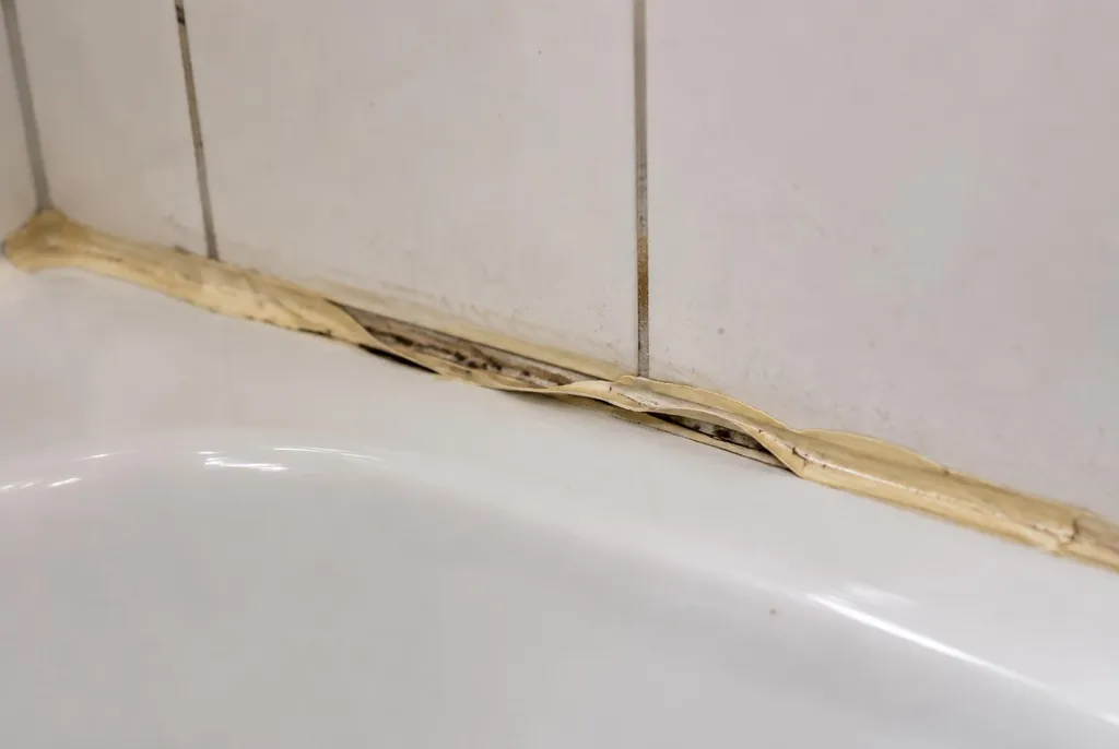 Kitbedrijf Krimpen aan den IJssel – loslatende kit naast het bad